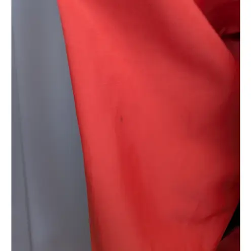 MICHAEL Michael Kors Double Breasted Rain Trench Coat Coral Orange Size XS