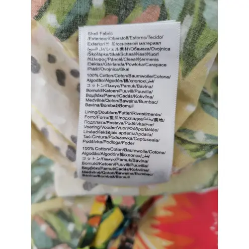 Farm Rio Biriba Tropical Fruit Maxi Skirt + Top (NWT) Yellow Multicolored Size M