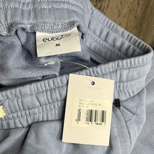 Eubi Light Blue Joggers with Avocado Patch Yellow Size M thumbnail 2