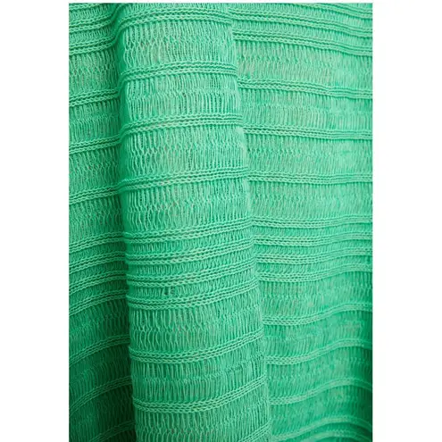 Missoni M Green Open Knit Stripe Sweater Skirt Knee Length NWT Size 40 US 4