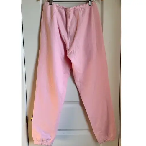 SKIMS Cotton Fleece Classic Jogger in Cherry Blossom, Size Medium