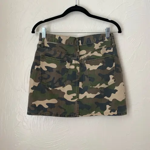 Gap  denim camo skirt▪️size 26p