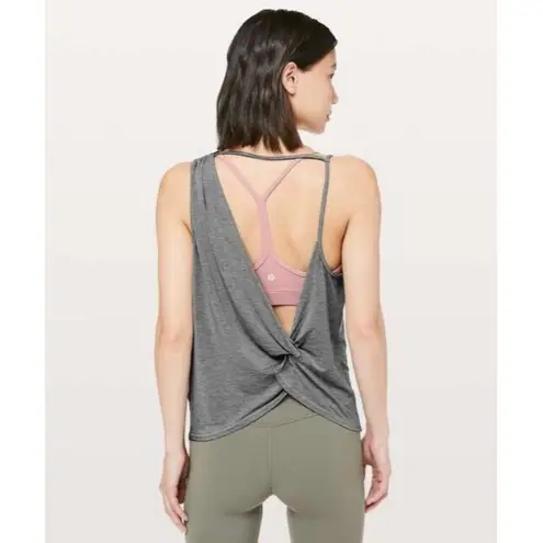 Lululemon  Women’s Dare To Drop Tank Weathered Core Med Grey Size M Activewear
