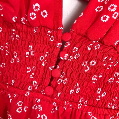 Finders Keepers  Frida Floral Jumpsuit Red Sz XXS NWT