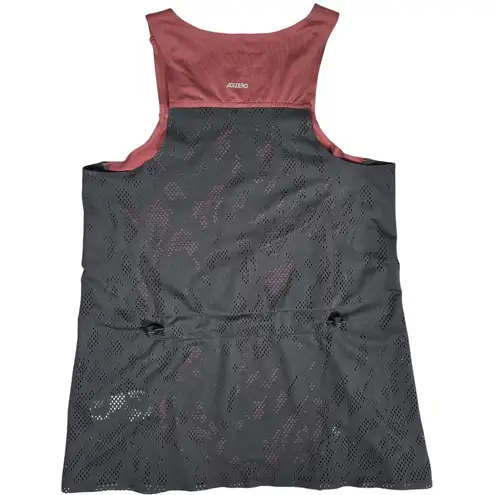 Adidas X Stella McCartney Run Loose Racerback Tank In Clay Red Utility Black 2XS Size XXS