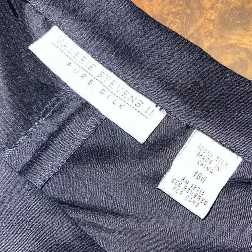 Valerie Stevens Pure Silk Business Casual Pants - size 18W