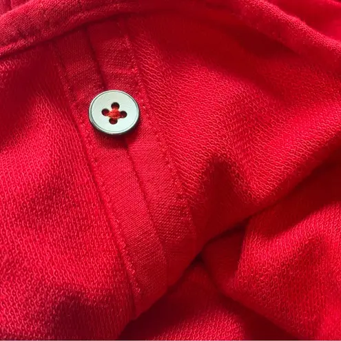 CAbi  Women’s Short Sleeve Red Body-con Shirt Dress w/ Adjustable‎ Sleeves Medium thumbnail 9