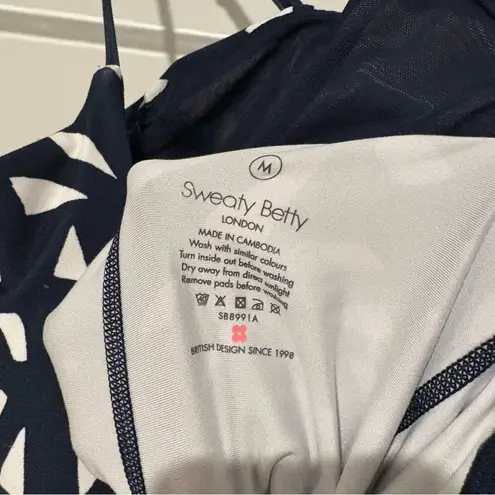 Sweaty Betty All Round Workout Geometric Dress Navy and White size medium