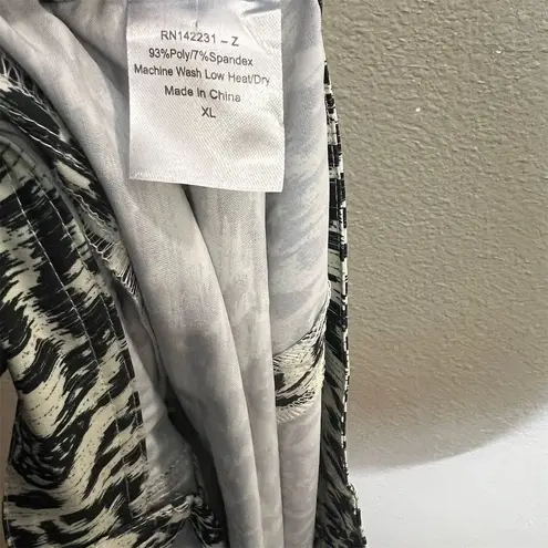 RipSkirt Hawaii Women's XL Multicolor Ikat Wrap Short Skirt Casual White