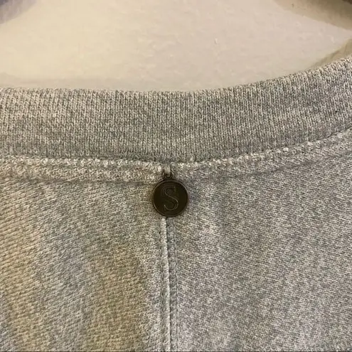 Soft Surroundings Large Top Sweatshirt Urban Chic Sage Green Comfy Soft Cotton