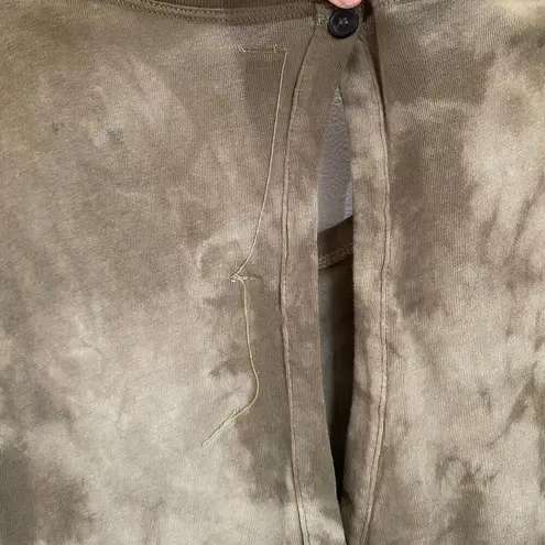 Raquel Allegra Jersey Shortsleeve Jumpsuit in Army Green Size 0 = US XS