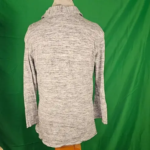 James Perse Standard  Womens Heathered Gray Long Sleeve‎ Henley Top 4 XL