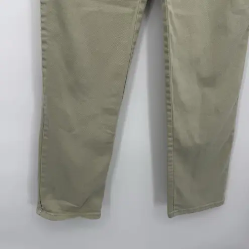 Gloria Vanderbilt Amanda Light Green Cotton Jean Pants Size 10
