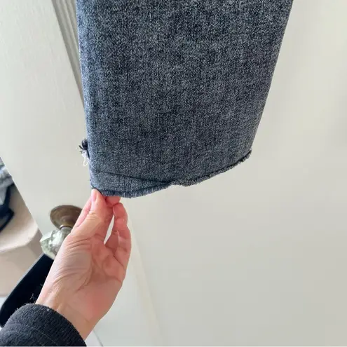 MOTHER The Insider Crop Step Fray in Train Stops Size 25 EUC Gray