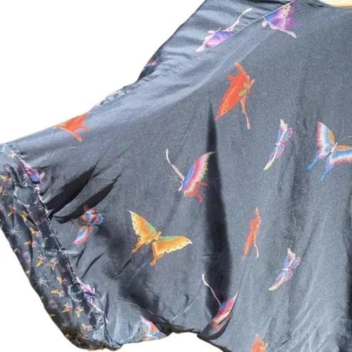 Johnny Was silk rainbow cropped kimono/jacket NWT RARE