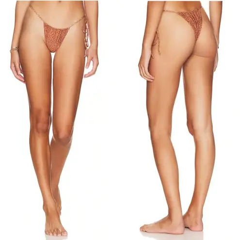 Free People NWT Stone Fox Swim x  Wild Cat River Bottom Medium Brown Cheeky