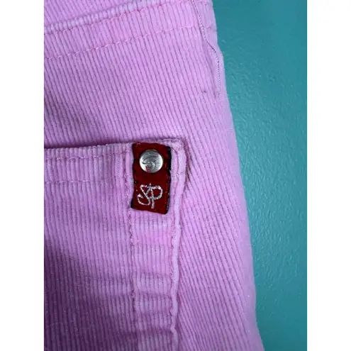 Southpole Pink Corduroy Bootcut Pants Size 5 | Y2K Low Rise Stretch Jeans