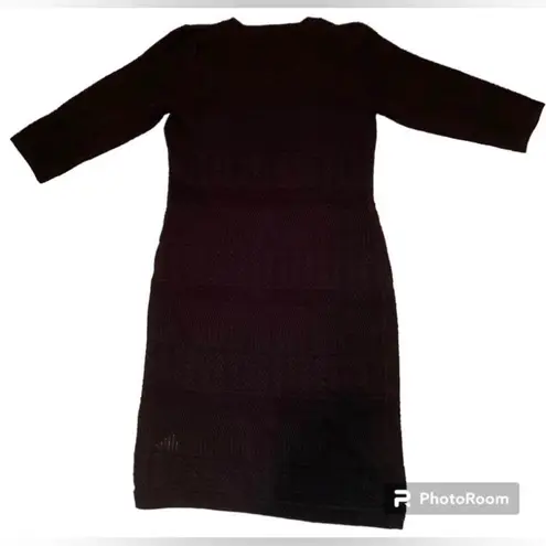 Gap Crocheted Black Dress-Women’s Size Medium Petite New With Tag Cool Pattern