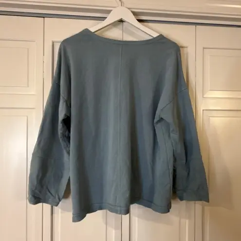 Habitat Clothes to live in blue seamed blouse small