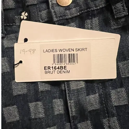 Molly Bracken Denim Printed Mini Skirt