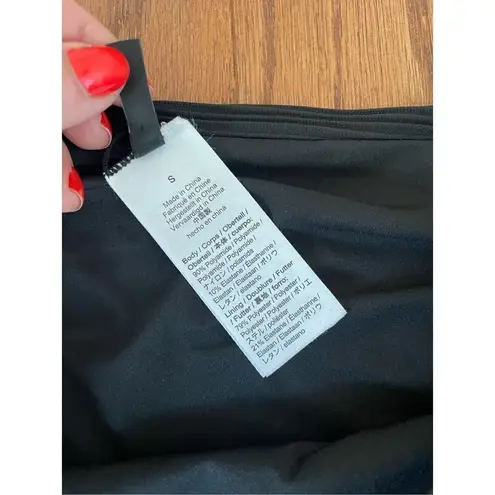 J.crew black ribbedâsquare neck bikini and mid rise bottomâxs