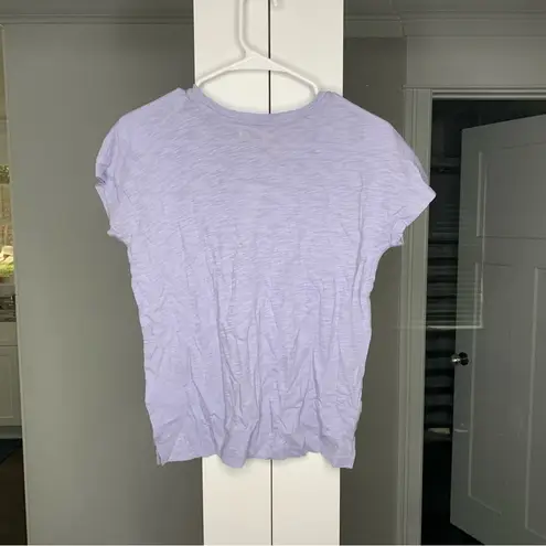 Madewell NWT  Dolman-Sleeve Crewneck Tee Slub Classic Light Purple