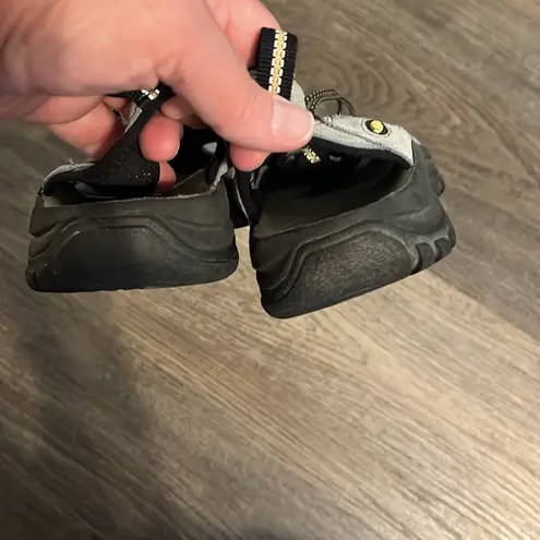 Keen Women's Closed Toe Sandals - light blue/grey w/black sole. Size 6