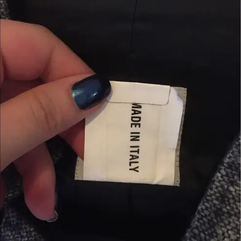 Moschino Cheap and Chic Navy Blue Tweed Blazer