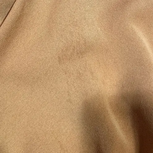 OLM Mustard Peplum Top Flutter Sleeves V thumbnail 10