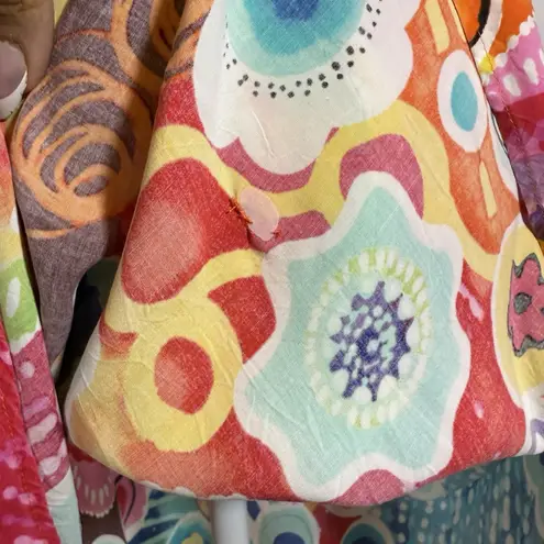 Jams World Vintage Sundress Small Abstract Floral Psychedelic Boho Festival READ