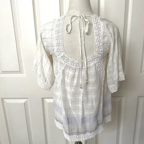 Holding Horses Anthropologie boho peasant top