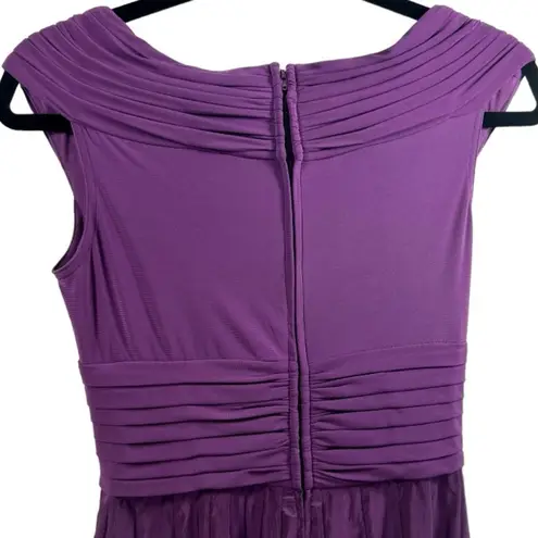 Adrianna Papell  Midi Dress Purple 4