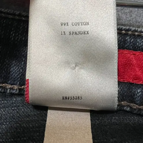 Y2K Aeropostale X2 Slim Jeans Size 0 Long Low Rise Straight Leg Dark Wash Denim Blue