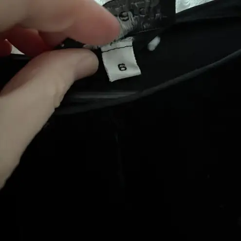 Pierre Cardin Vintage black velvet top, size 6