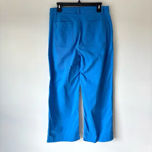 J.Crew  Wide Leg Chino Pant Sail Blue High Waist Trouser