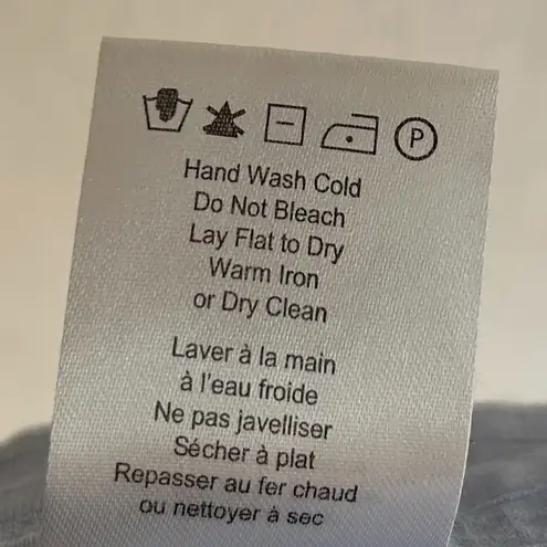 Heartloom Dennis Dress in Lilac Blue Medium Smocked Bodice, Ruffle Hem