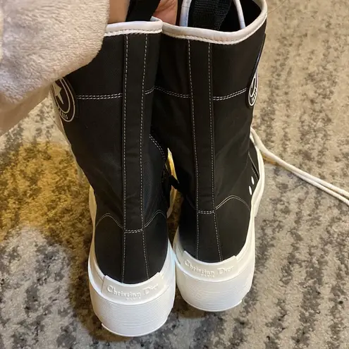 Christian Dior  Women's D-Rise Sneaker Boots Technical Fabric size 40