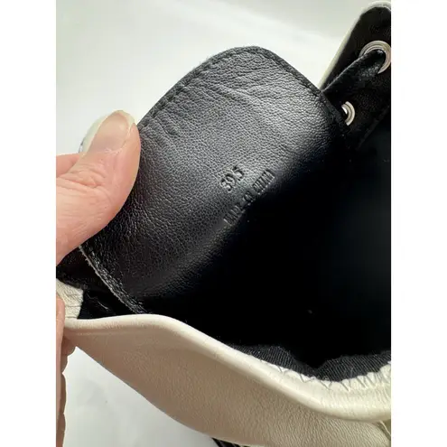 Rag and Bone  Shiloh Lug Sole Combat Boots Women’s 9.5 / 39.5 Ivory White Lace Up