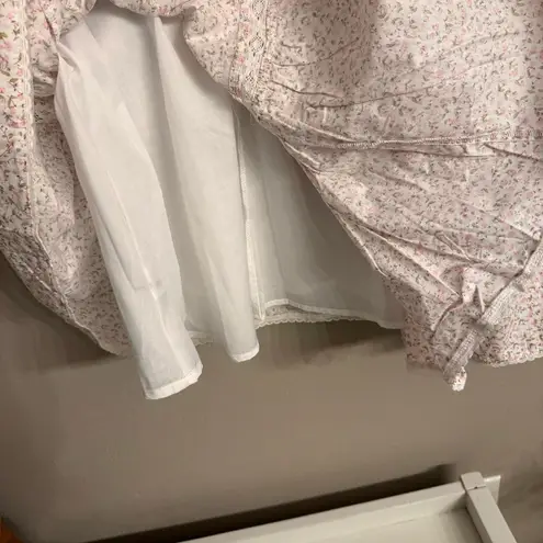 TUCKERNUCK Pink Ditsy Floral Lace Isabelle Mini Dress – Hyacinth House 🌸 Size XXL