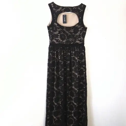 Candalite floral lace long dress Size S