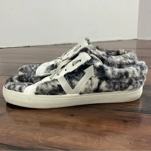 Vintage Havana  Mix Snake Faux Fur Mule Sneakers - Size 6.5