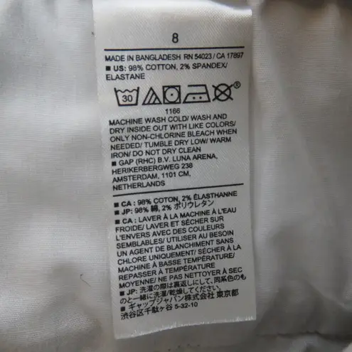 Banana Republic  Pleated Crop Authentic Chino Relaxed Fit Baggy Trouser Size 8