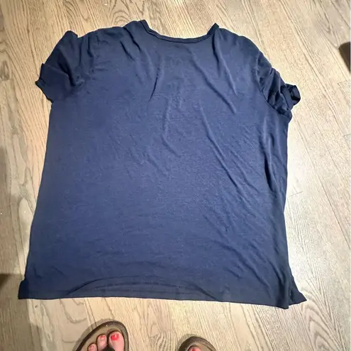 Nike MLB Chicago Bears Vintage Blue Short Sleeve Tee with Classic Crew Neck Size XL