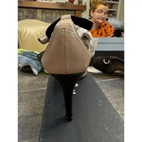 Saint Laurent Vintage YSL Yves Sandal Heels Shoes Size 37.5 Peep Toe Strappy