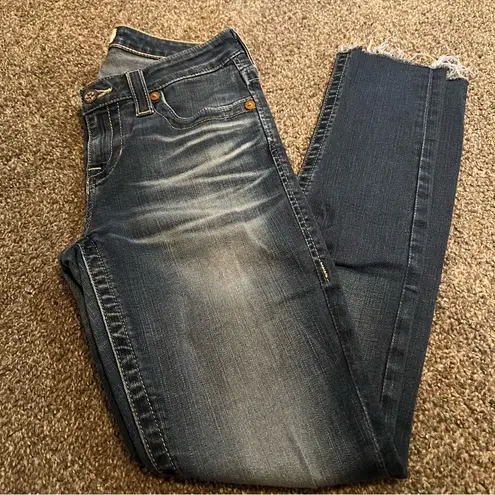 Big star  Maddie Skinny Jeans Womens 25R Blue Medium Wash Denim - Image 4