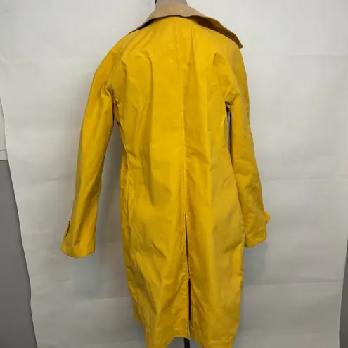 Isaac Mizrahi X Target Trench Rain coat jacket yellow size large
