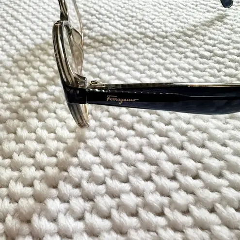 Salvatore Ferragamo SF2873 Blue Black Tan Gradient Eyeglasses 53 16 140