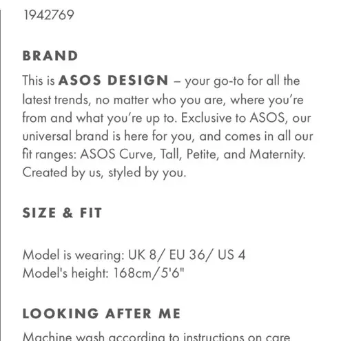 ASOS  Ditsy Mix Match Floral Runch Tie Dress