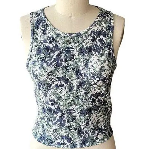 Balance Collection  Paint Splatter Sleeveless Activewear Crop Top ~ Women's XL