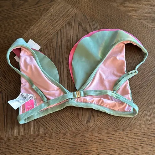 Farm Rio Ruffle Bikini Top, Size Medium , $$115